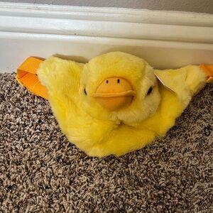 Yellow Duck Plush Fanny pack